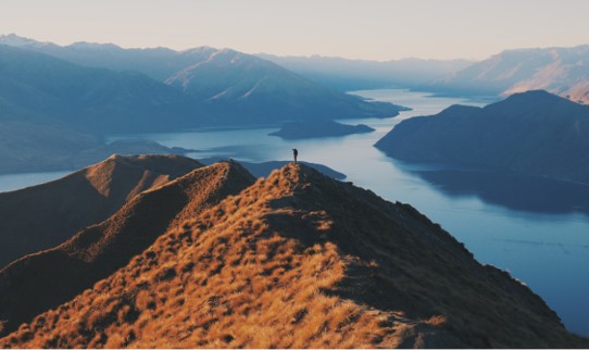 Mountain and Lake